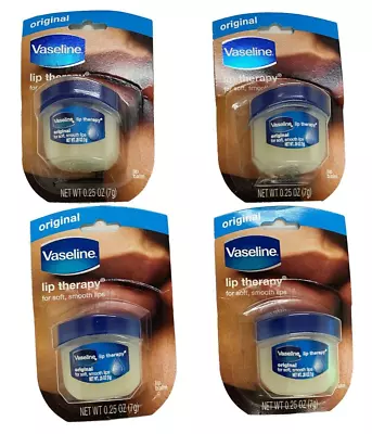 4 JAR Vaseline Lip Therapy Original Lips • $13.50