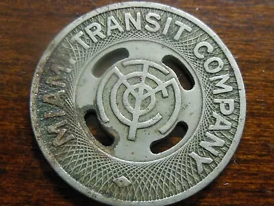 Vintage Classic 1938  Miami Transit Company  Token • $4.99