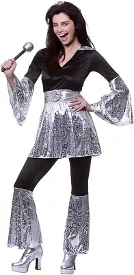 Waterloo Mamma Mia Eurovision 70s Adult Fancy Dress Costumes W/Accessory Options • £18.89