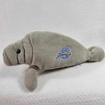 Plush Manatee Dolphin Discovery Gray 9  Marine Mammal Stuffed Animal Toy Cute • $5.91