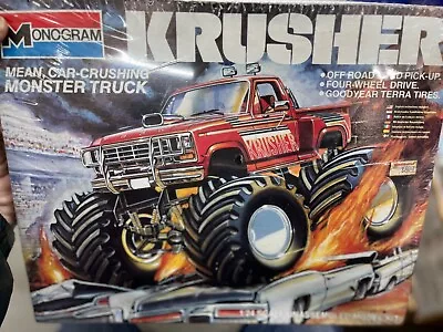 MONOGRAM 2418 1984 Krusher Ford Monster Truck KIT 1/24 McM Fs • $119.88