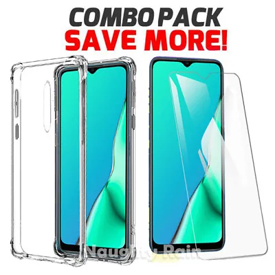 For Oppo A5 A9 2020 Soft Gel Clear Transparent Shockproof Anti Knock Case Cover • $5.99
