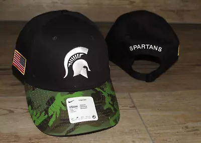 Nike Michigan State Spartans Legacy 91' Salute To Service Strapback Hat Cap Men • $27.19