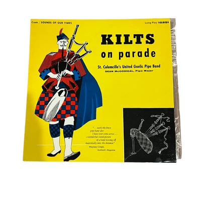 £6.99 • Buy Kilts On Parade St. Columcille's United Gaelic Pipe Band Vinyl Cook Records 1950