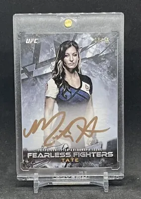 2017 Topps UFC Knockout Fearless Fighter Miesha Tate Insert Auto 18/25 • $185