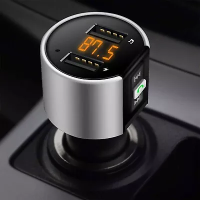 Handsfree Wireless Bluetooth Car Kit FM Transmitter Radio MP3 Player USB Charger • £3.99