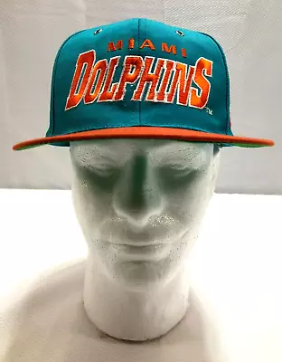 MIAMI DOLPHINS AJD 80'S 90's DAN MARINO HAT CAP VINTAGE SNAPBACK DEADSTOCK NWOT • $29.40