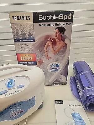Homedics BubbleSpa Massaging Bubble Bath Mat W/ Heat Model BMAT-1A • $64.90
