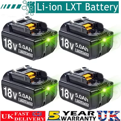 2/4x For Makita 18V Battery BL1860B LXT Li-Ion BL1830/1850 Cordless Battery New • £101.59