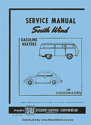 $17.95 • Buy Vw - Southwind Gas Heater Service Manual South Wind