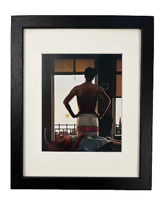 Jack Vettriano FRAMED Print The Remains Of Love Black Frame Sexy Erotic RARE • £18.75