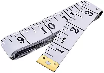 Soft Sewing Tape Measure Double Scale Body Flexible Ruler Vinyl Ruler 60-Inch • $5.24