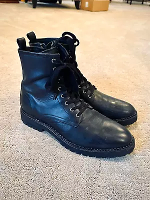 ALLSAINTS Men's Whitmore Leather Moto Boots - Size 12 • $149.99