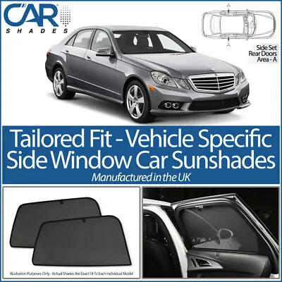£49.99 • Buy Mercedes E-class 4dr 09-16 W212 Car Shades Uk Tailored Uv Side Window Sun Blinds