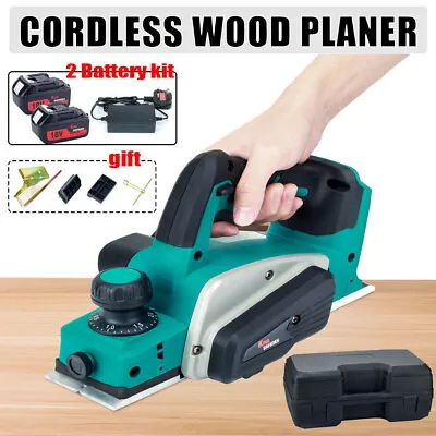 £94.90 • Buy Cordless Electric Wood Planer Plane Machine 82mm 15000rpm For Makita 18V Battery