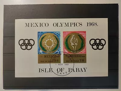 1968 ScotlandIsle Of Stroma Souvenir Sheet(Olympics-Mexico'68)CTONHOG • $2.25