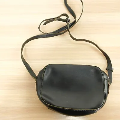 J CREW Bag Women Leather Black Crossbody Purse Small  Shoulder Sling Classic • $18.88