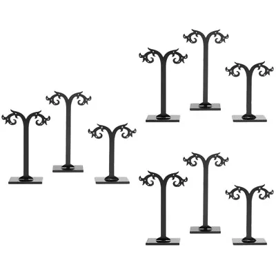 9 Pcs/Set Earring Rack Earring Storage Hanging Jewelry Tree Organizer • $12.45