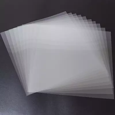 7 Mil Blank Mylar Stencil Sheet (10Pcs)12 X 12 Inch Clear Plastic Sheets Aceta • $13.13