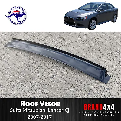 $95 • Buy Roof Visor For Mitsubishi Lancer CJ 2007 - 2017 Sedan Spoiler Wing Sun Deflector