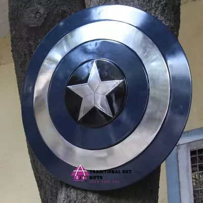 Replica Superhero Cosplay And Roleplay Captain America Shield Solid Decorative • $112.50