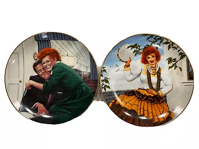 I Love Lucy Collector Plates - 1989 The Big Squeeze & 1990 Queen Of The Gypsies • $23