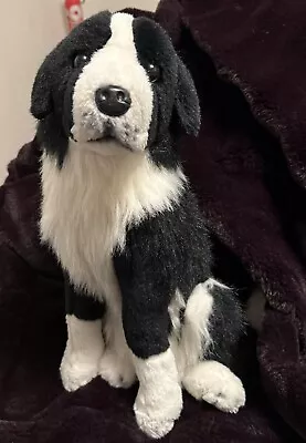 E&J Classic Dog Plush  17” Tall  Realistic Stuffed Dog Border Collie EJ Classics • $65