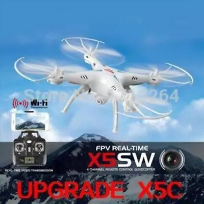 Syma X5sw 2.4g 6-axis Wifi Real Time Rc Helicopter Rc Drone Quadcopt • $98.99