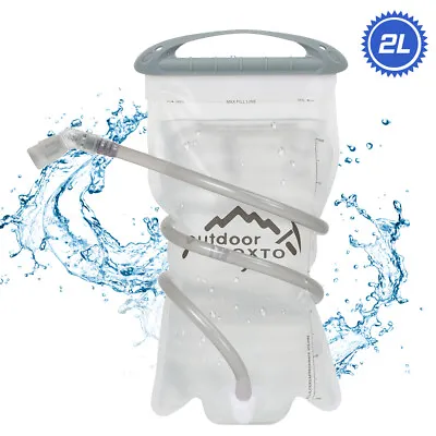 2L Hydration Bladder Leakproof Water Reservoir Water Bladder For Hydration • $19.26