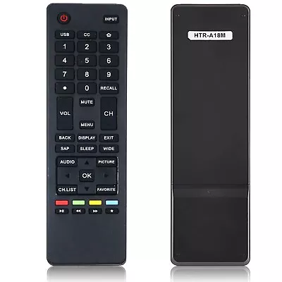 HTR-A18M Replace Remote Control For Haier TV 55D3550 40D3500M 65D3550 LE58F3281 • $8.05