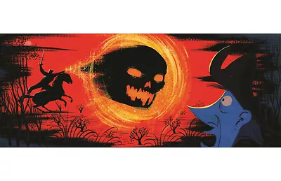 Mary Blair Ichabod Headless Horseman Fire Skull Concept Poster Print 11x17  • $17.99