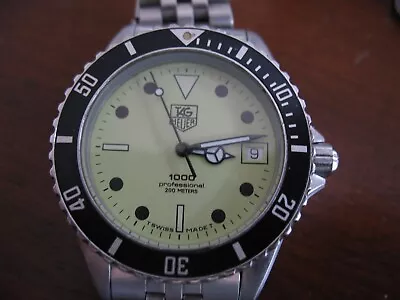 Vintage Tag Heuer Watch Mens Full Lume Dial • $750