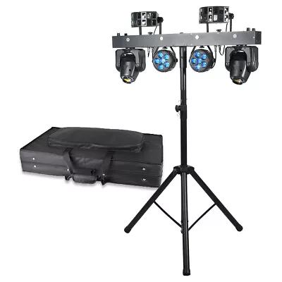 5 In1 LED Moving Head Par Effect Light DMX DJ Party Lights With Tripod Stand • $439