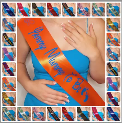 Personalized Birthday Sash Stag Do Hen Party 16th 18th 21st 30th 40th Any Text • £2.19