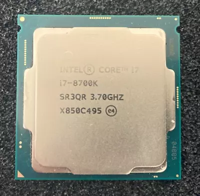 SR3QR Intel Core I7-8700K 3.70 GHz LGA 1151 Desktop CPU Processor - Working Pull • $109