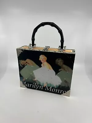 Cigar Box Purse Clutch - Marilyn Monroe Rhinestones • $21.99