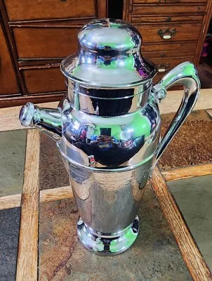 Nice Vintage Stainless Steel Engraved Martini - Coctail Shaker/ Mixer/ Pourer🥂 • $59.99