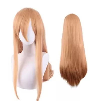 Anime Chainsaw Man Power Cosplay Wig Gold Mixed Long Hair Anime Costume Full Wig • $17.99