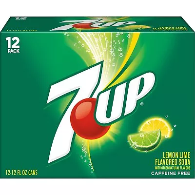 7 UP Lemon Lime Flavoured Soda 12 Count • £49.76