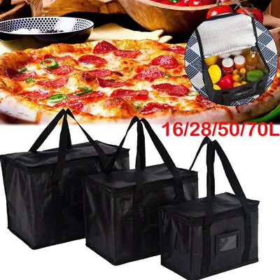 50L Food Delivery Insulated Bags Pizza Takeaway Thermal Warm/cold Bag Ruck UK • £5.94