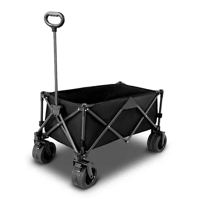 Foldable Garden Cart Hand Trolley Beach Fishing Wheels Wagon Collapsible • $179.99