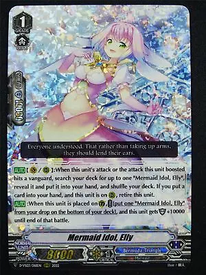 Mermaid Idol Elly D-VS03 RRR - Vanguard Card #25X • $1.61