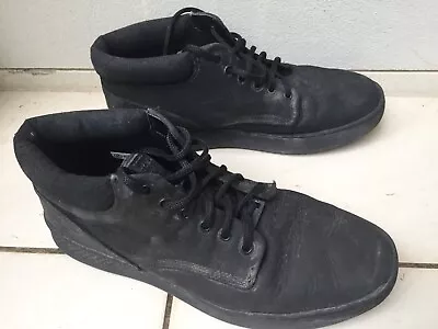 TIMBERLAND Men's Black Boots Shoes Size 9W • $35