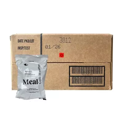 Cold Weather Military MRE Case - 12 Meals - JAN 2026 Or Later INSP Date • $165