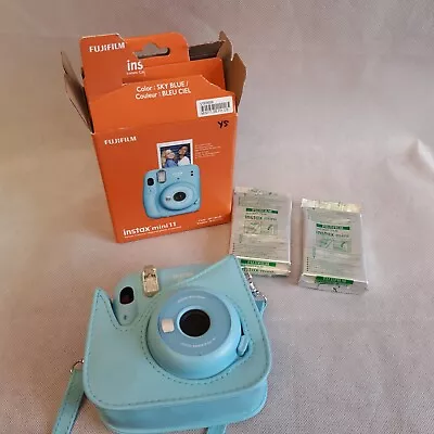 Fujifilm Instax Mini 11 Instant Camera - Sky Blue - With Film • £53