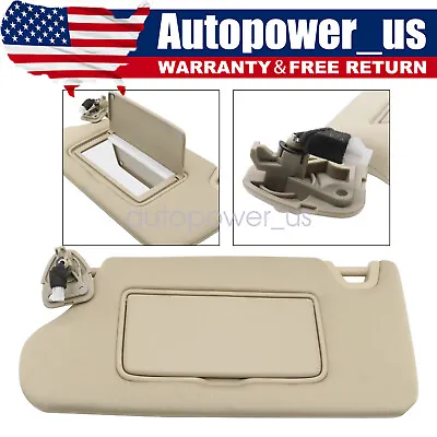 Sun Visor With Makeup Mirror Tan Left Driver Side For Nissan Altima 2013-2018 • $20.99