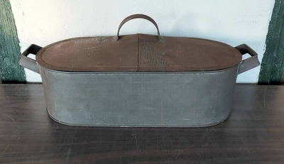 $40 • Buy Vintage Frier Fish Poacher With Rack And Lid