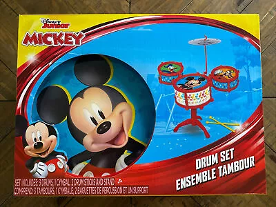 Disney Junior Mickey Mouse Kids Drum Set Instrument For Kids Age 2 And Up • $11.99