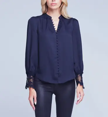 L'AGENCE Ava Blouse MSRP $275 Size N/A # 4D 978 N • $55.09