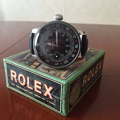 Superb Rare 1940's Vintage Rolex 15 Rubies Calibre 548 WW11 Dial 47mm Case & Box • $2014.88